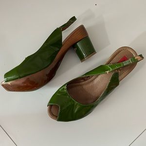 Miz Mooz heels. size 9 open toe